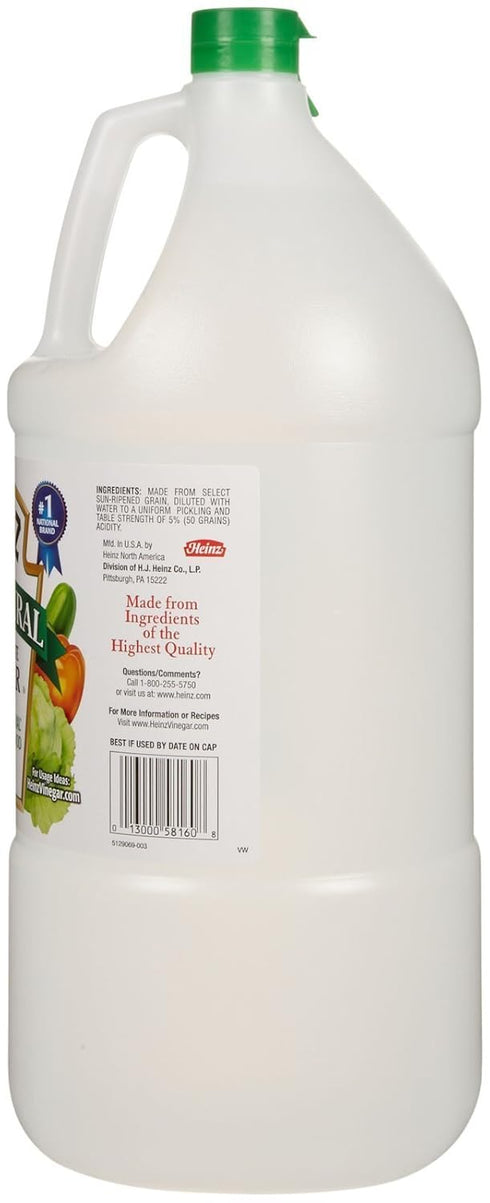 1.32 (169 oz) Heinz White Vinegar Distilled gallons