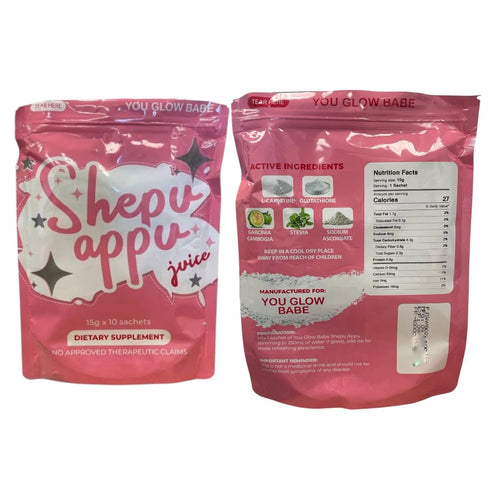 Generic 20 15g Sachets You Glow Babe Shepu APPU Juice each