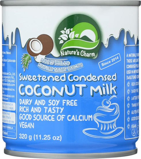 Nature's Charm Sweetned Condensed Coconut Milk, 11.25 Oz. (Pack of 3) by