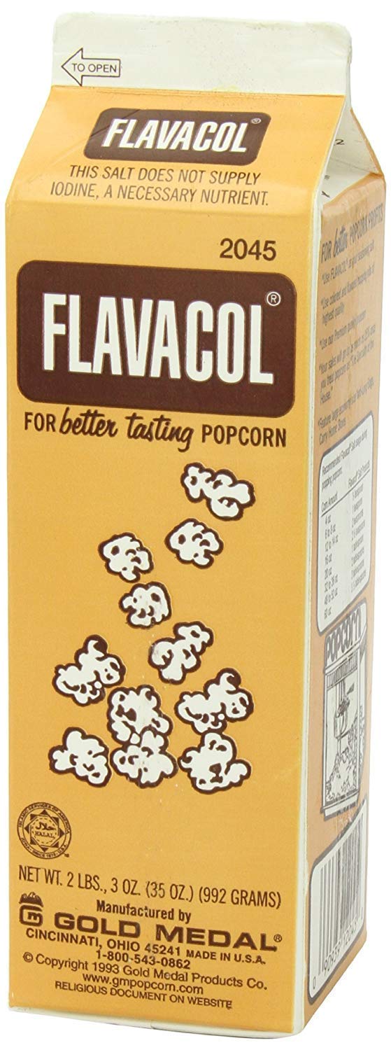 Concession Essentials 1 35oz 4lbs Premium Gourmet Yellow Popcorn and Popcorn Salt Kit. Flavacol Popcorn Season Salt