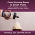2.5oz Upouria Mini Marshmallow Beverage and Dessert Topper, Rich Flavor Enhancer for Coffee, Hot Chocolate, Ice Cream