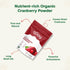 4oz Quay Naturals Organic Cranberry Juice Powder, | Made from US-Sourced Cranberries | USDA Organic, Freeze-Dried