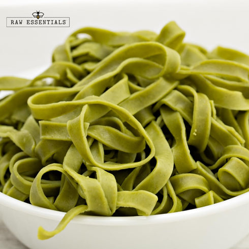 8 Raw Essentials Dried Spinach Powder - Smoothie Powder- Add to Baked Goods, Pasta Dough, Soups, Sauces, and Dips