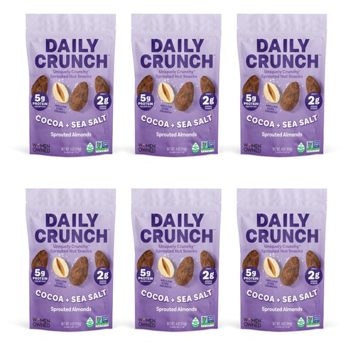 Daily Crunch Sprouted Almonds and Dehydrated nuts for a Unique Crunch, Keto