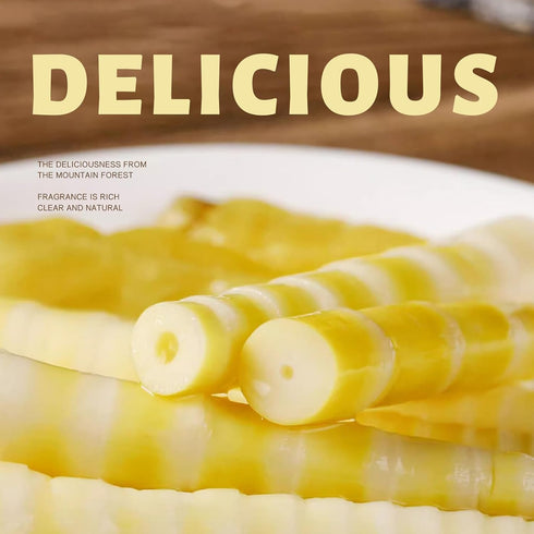 Generic (3.1 Oz*6 Pickled Bamboo Shoots , Fresh Mountain Pepper Crispy Tender Shredded Bamboo Shoots, Fresh Bamboo