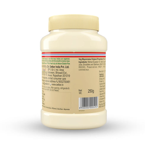 Funfoods 275g - Mayonnaise, Bottle - Veg - Eggless - India