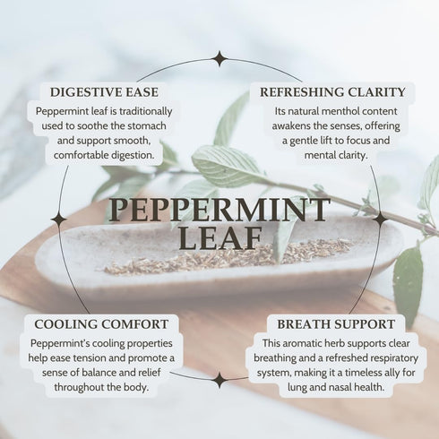 4 oz. (113g), Elanen Naturals Organic Peppermint Leaves USDA Certified Organic Peppermint Tea Loose Leaf, Dried Mint