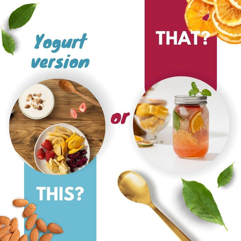12 Packs 1 Oz, 100% Juju-Oops Freeze-Dried Mixed Fruit Bulk | Crunchy Healthy Snacks for Family, Holiday Gifts Box
