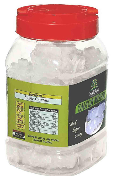 NATRAJ THE RIGHT CHOICE (700g) Dhaga Mishri For Puja | Thread Crystal Sugar | Kunja Mishri | Dora Mishri Sugar