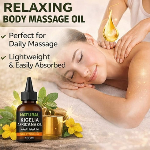 Generic 3.4 oz (100 ml) Kigelia Africana Dry Fruit Tincture, Pure Herbal Extract Massage Oil, All Natural & Vegan, fl