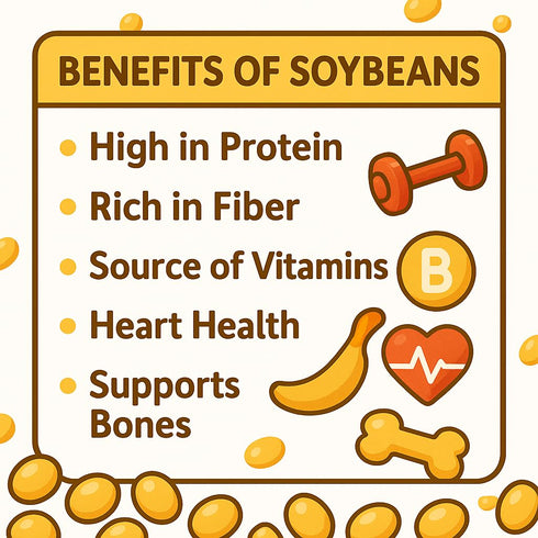 Crazy Nuts 5lb | USA Grown Non GMO Soybeans, | Soybeans for Soy Milk and Tofu