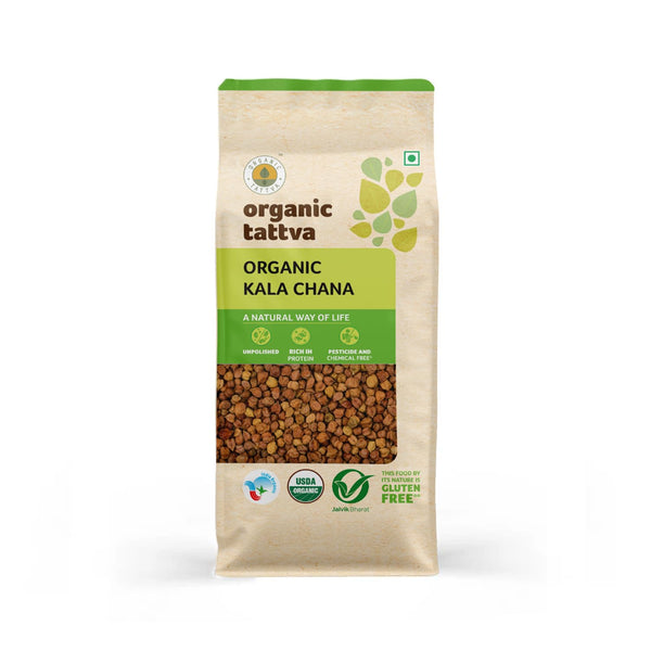 Organic Tattva Black Chickpeas Certified By USDA