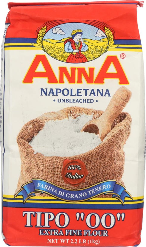 ANNA "00" (3)- 2.2 lb - Napoletana Tipo Extra Fine Flour, Pkgs. by