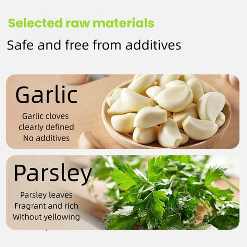 5.64 oz (160g) Parsley Garlic Salt, - All-Natural Seasoning Blend, No MSG, Gluten-Free - Perfect for Chicken, Steak