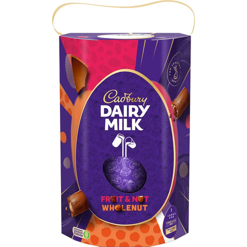 Cadbury 249g Dairy Milk Fruit & Nut Easter Egg