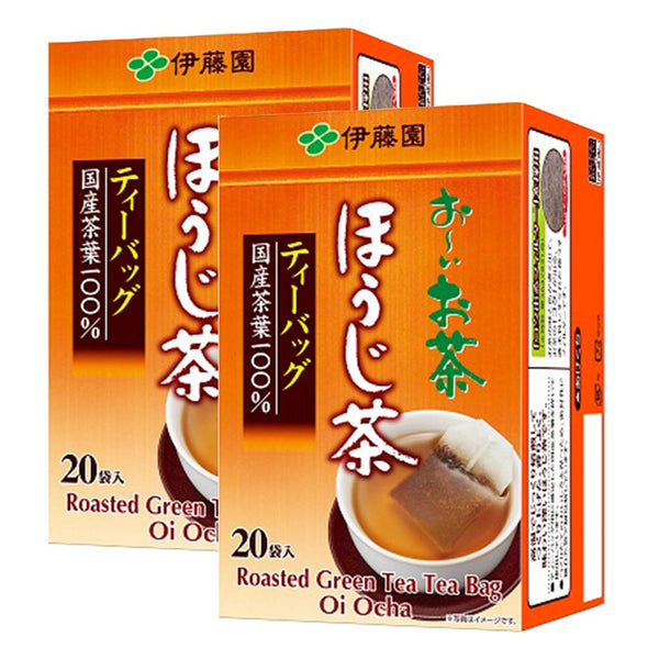 Oi Ocha Roasted Green Tea 1.4oz 20Bags x 2pcs Japanese Roasted Green