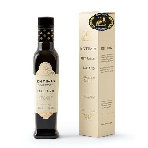 Entimio Cortese Organic Italian Extra Virgin Olive Oil from Italy, 800+ mg/kg