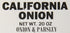 Marshall’s Creek Spices California Onion Seasoning, XL Size, 20 Ounce