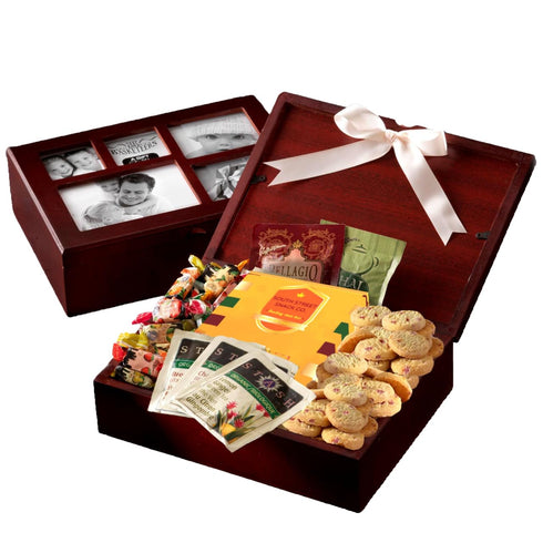 Broadway Basketeers Photo Gift Box Snack Assortment Baskets, Cookies & Sweets, Care