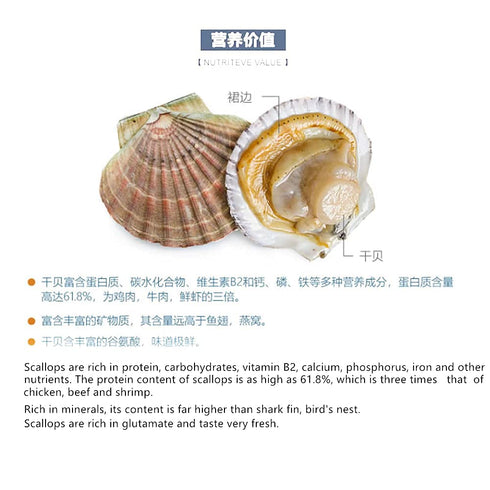 8oz 1 packages Sweet Post Scallop Dried Japanese Scallops Nippon no hoshi moto kai SA // box Order by mail from USA
