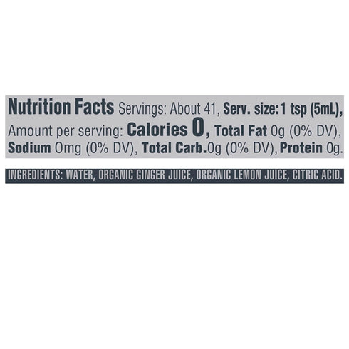 Ingrilli 7 Oz (3 Count) Organic Ginger Squeeze Blend, Fl Bottle