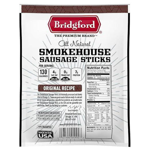 5 Bridgford, Sweet Baby Ray's Smokehouse Sausage, Ounce