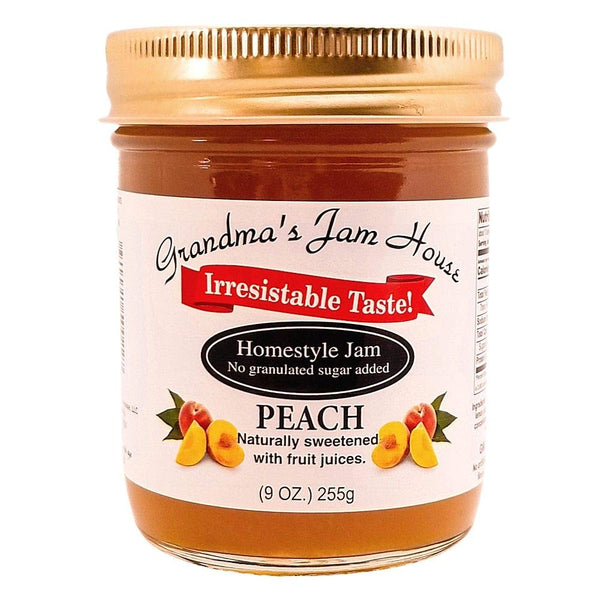 Grandma's Jam House Sweet Peach Jam | No Added Sugar | All Natural | Homestyle