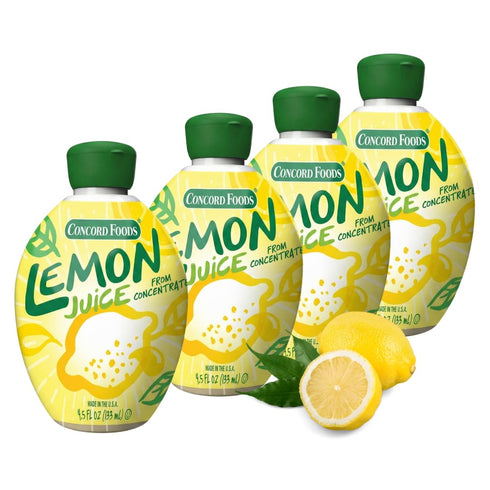 Concord Foods Lemon Juice from Concentrate | 100% Lemon Juice for Cocktails,