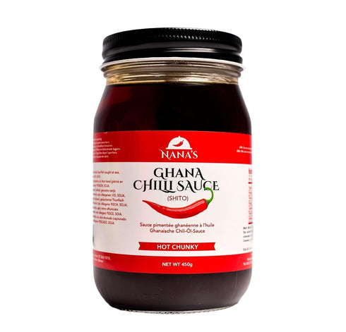Nanas Kitchen Nana Shito Ghana Chili Sauce - Shito Made with Fresh Chili, Shrimp & Spices, Adds Heat & Flavor to Any