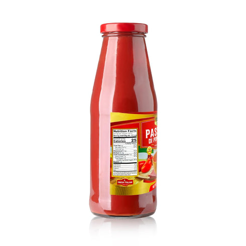 100% 23.9 oz (Pack 2) Sanniti Passata di Pomodoro | Strained Tomatoes | Natural Italian Tomatoes | Glass Jar| Product
