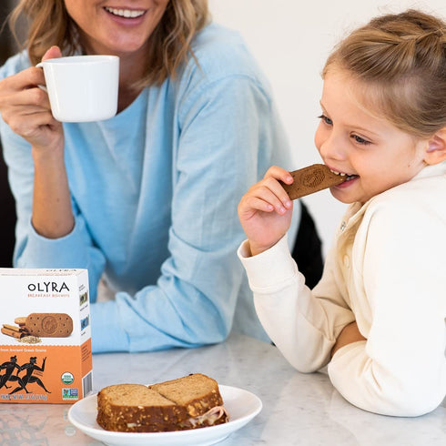 Olyra Biscuit Breakfast Olympic Rynner Cinnamon Tahini Organic, 5.3 Ounce