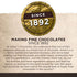 1892 (5 Asher's Chocolates, Sugar Free Dark Chocolate Raspberry Jellies, Diabetic Friendly Chocolate, Small Batches