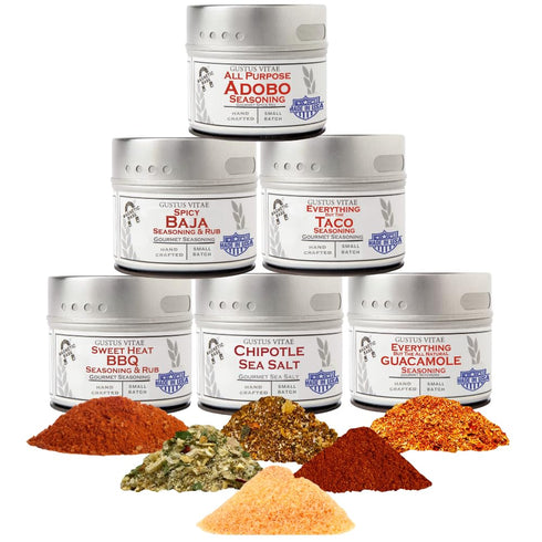 Tex-Mex Flavors Seasoning Collection | Authentic Small Batch | Tacos, Burrito, Enchiladas,