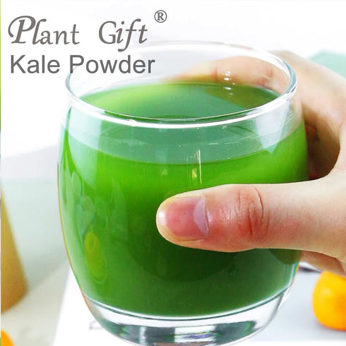 Plant Gift 100g/3.52oz 100% Kale Powder Natural Pure Natural Food Coloring, Great for Baking, Juices, Smoothies, Shakes
