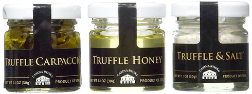 RITROVO SELECTIONS Casina Rossa Truffles Trio Pack: Truffle Carpaccio - Truffle Honey - Truffle