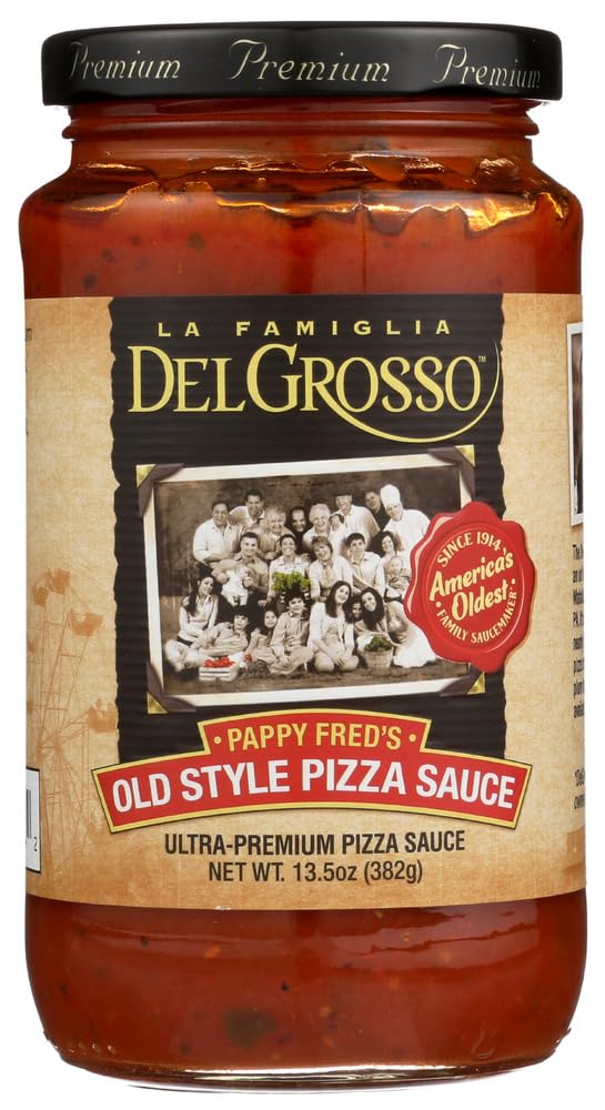 LA FAMIGLIA DEL GROSSO LA FAMIGLIA DELGROSSO Sauce Pizza Old Style, 13.5 fl oz (Pack of