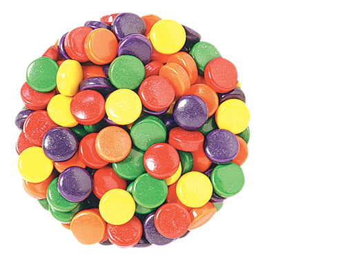 (1Lb) Bayside Candy Coated Sour Pressed Candy - Sweet & Sour Candy - Assorted Fruit Flavors