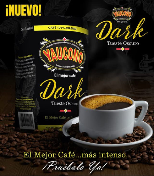 100% 2 (Pack 1) Yaucono Dark Roast Whole Bean Coffee, Puerto Rico, Arabica, Pound