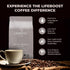 12 oz Lifeboost Medium Roast Swiss Water Decaf Whole Bean Coffee - Low Acid Organic Decaf Coffee, Non-GMO, USDA