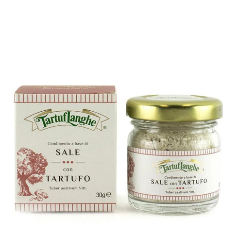 TartufLanghe Black Truffle Salt Gourmet Italian Seasoning with Summer Truffle for Meats