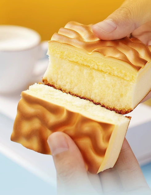 Snacksland 12.7oz(6 Packs) Handmade Tiger Skin Cake to Fragrant, Tender Sweet and Soft, Lactic Acid Bacteria Flavored