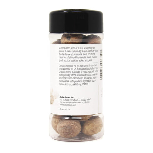2 oz Badia Whole Nutmeg, Ideal for Baking, Cooking Sweet & Savory Dishes Aromatic & Flavorful Spice