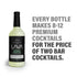 1-Liter (33.8oz) LAVA Premium Authentic Mojito Mix, Made with Real Lime Juice, Mojito Mint, Spearmint, Demerara, Cane
