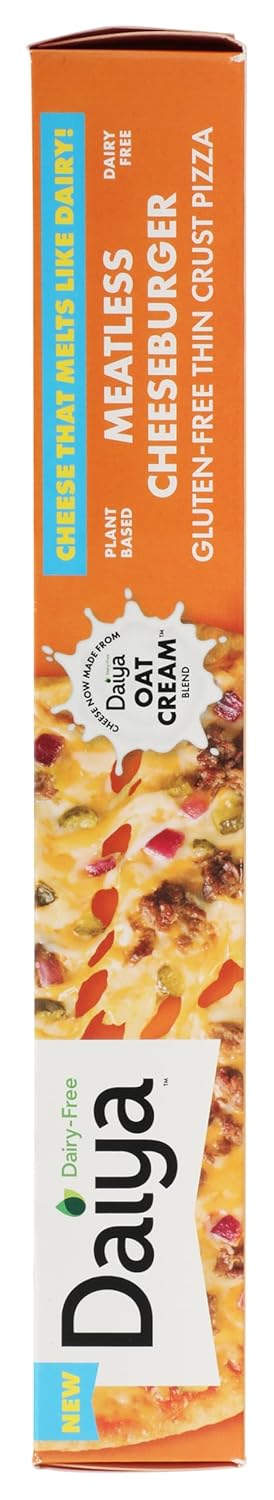 12.8 OZ DAIYA Plant-Based Dairy-Free Meatless Cheeseburger Pizza