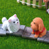 MAOMIA 12 Pcs Mini Dog Figure Animal Toys, Cake Topper Puppy Figures, Miniature Dog Figurines Collection Playset
