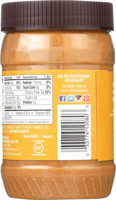 Earth Balance (6x16 OZ) Creamy Peanut Butter