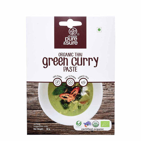 Pure & Sure Organic Thai Green Curry Paste | Kitchen Curry Paste