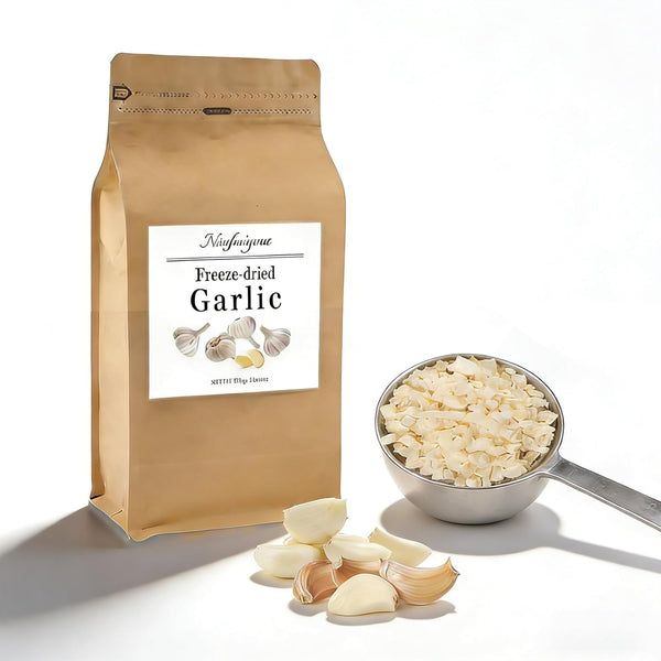 Niufuiyova Freeze Dried Garlic, Substitute for Fresh Garlics & Minced Garlic, Non-GMO, Gluten-Free