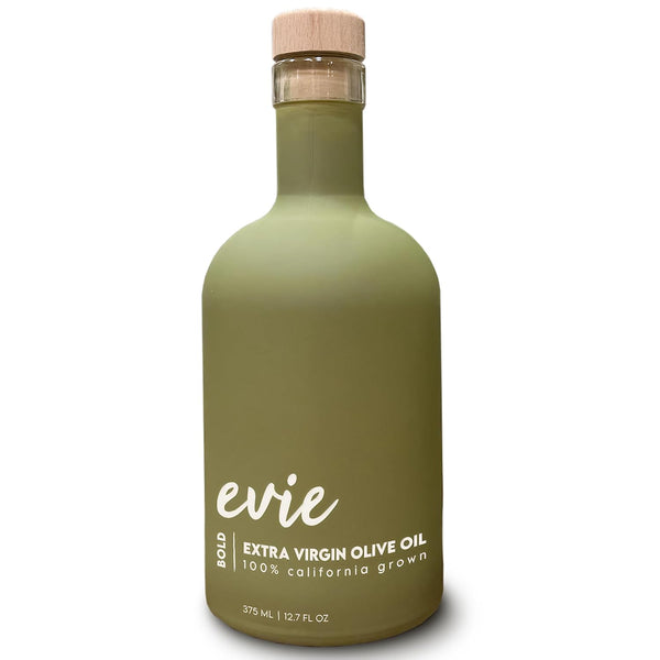 Evie Organic Extra Virgin Olive Oil Bold - 100% California Grown, Cold