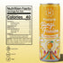 (900mg), (6 Pack) Happie Fungi Fusion Mango Mimosa Sparkling Mushroom Drink with Lion's Mane Cordyceps & Reishi